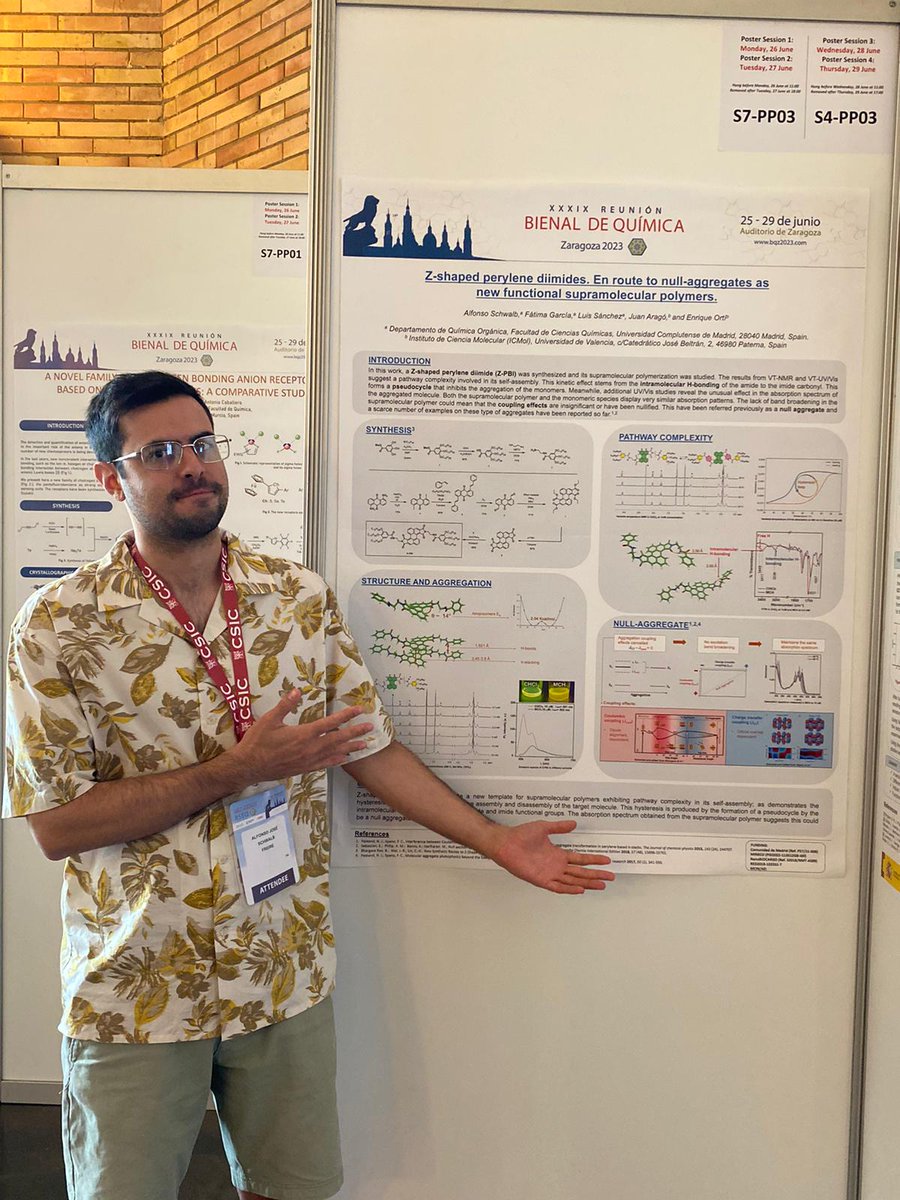 Really proud of them!!!! Wonderful flash presentation and posters by <a href="/lucialopez_chem/">Lucía López</a> and Alfonso J. Schwalb.