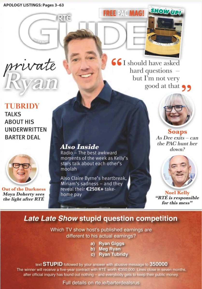 Goldhawk has put a free RTÉ Guide in our brand new issue of The Phoenix and one for everyone in the audience - available in shops and online now!! 

thephoenix.ie 

#RTE #Tubridy #DeeForbes #NoelKelly