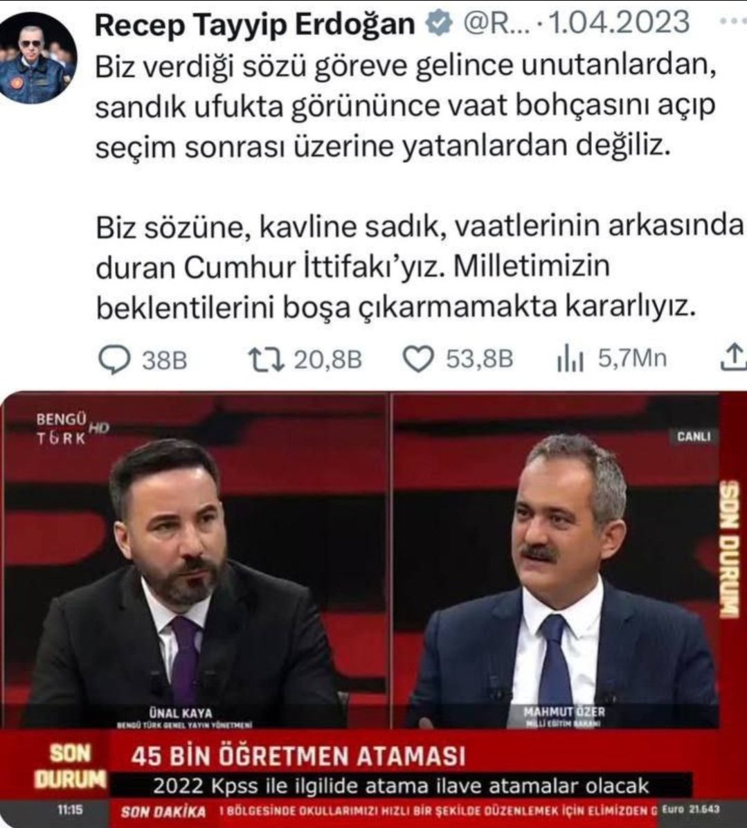 OgretmnEtkinlik's tweet photo. Seçimden önce atama bekleyen öğretmenlere "2022 KPSS PUANIYLA İLAVE ATAMA YAPILACAK." sözü verildi. Verilen sözlerin ivedilikle tutulmasını talep ediyoruz. 
@tcmeb @Yusuf__Tekin @tcbestepe
#CbEkAtama2022yeSözdeKalmasın https://t.co/FVnmEJC5dX
