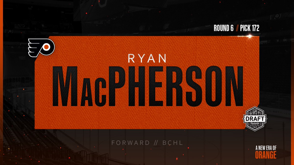 🔸 WELCOME TO PHILLY! 🔸

With the 172nd pick in the 2023 #NHLDraft, we are proud to select Ryan MacPherson.