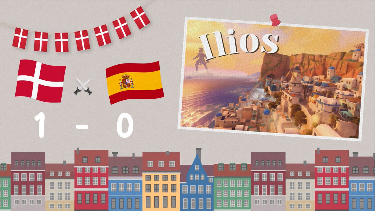 We take Ilios &amp; bring the score to 1-0! Just one more map to go 🇩🇰👏 twitch.tv/playoverwatch