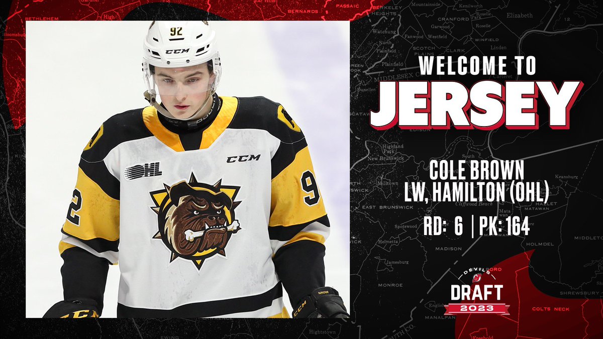 Sup, Cole. Welcome to Jersey. 🤝

#NJDevils | #NHLDraft2023