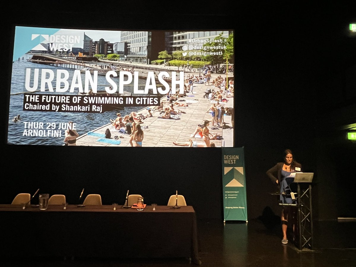 Swim City 🏊‍♀️ The wonderful @Shankari_Raj chairing our event examining the future of swimming in cities @DesignWest1 #UrbanSplash
@ArnolfiniArts