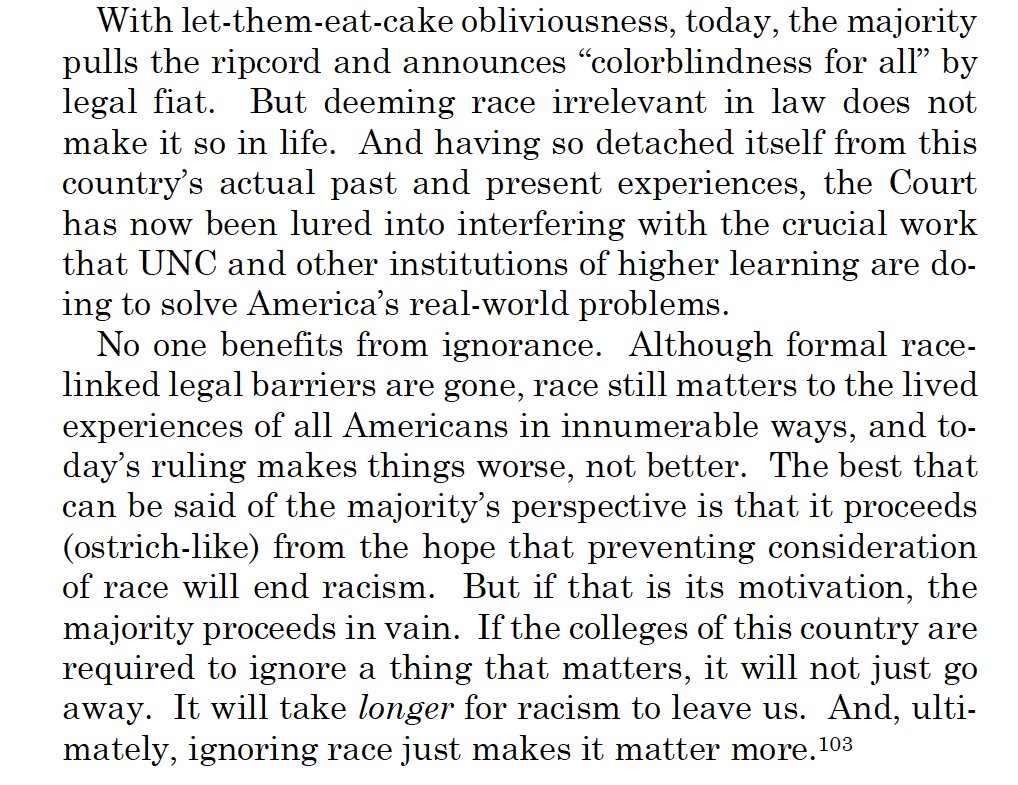 anavocado's tweet image. Justice Jackson nails it.