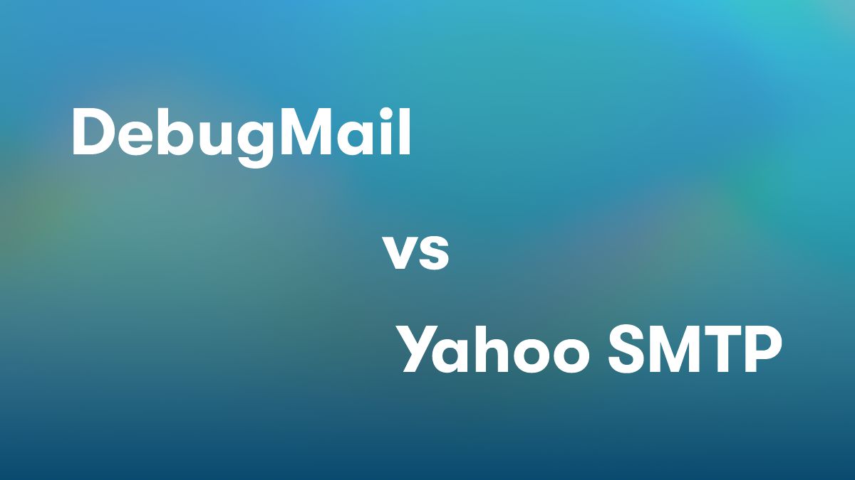 debug_mail's tweet photo. Hey devs! 👋 

Looking for an alternative to Yahoo SMTP? Look no further - Debug Mail is here! 📨 Find out from the article why choosing Debug Mail is convenient and fast. 💡 #SMTP #DebugMail #YahooSMTP  #Developers #EmailDelivery

🔗 Read the article: https://t.co/IyJCix6lJ7 https://t.co/Y0XP4vDMva