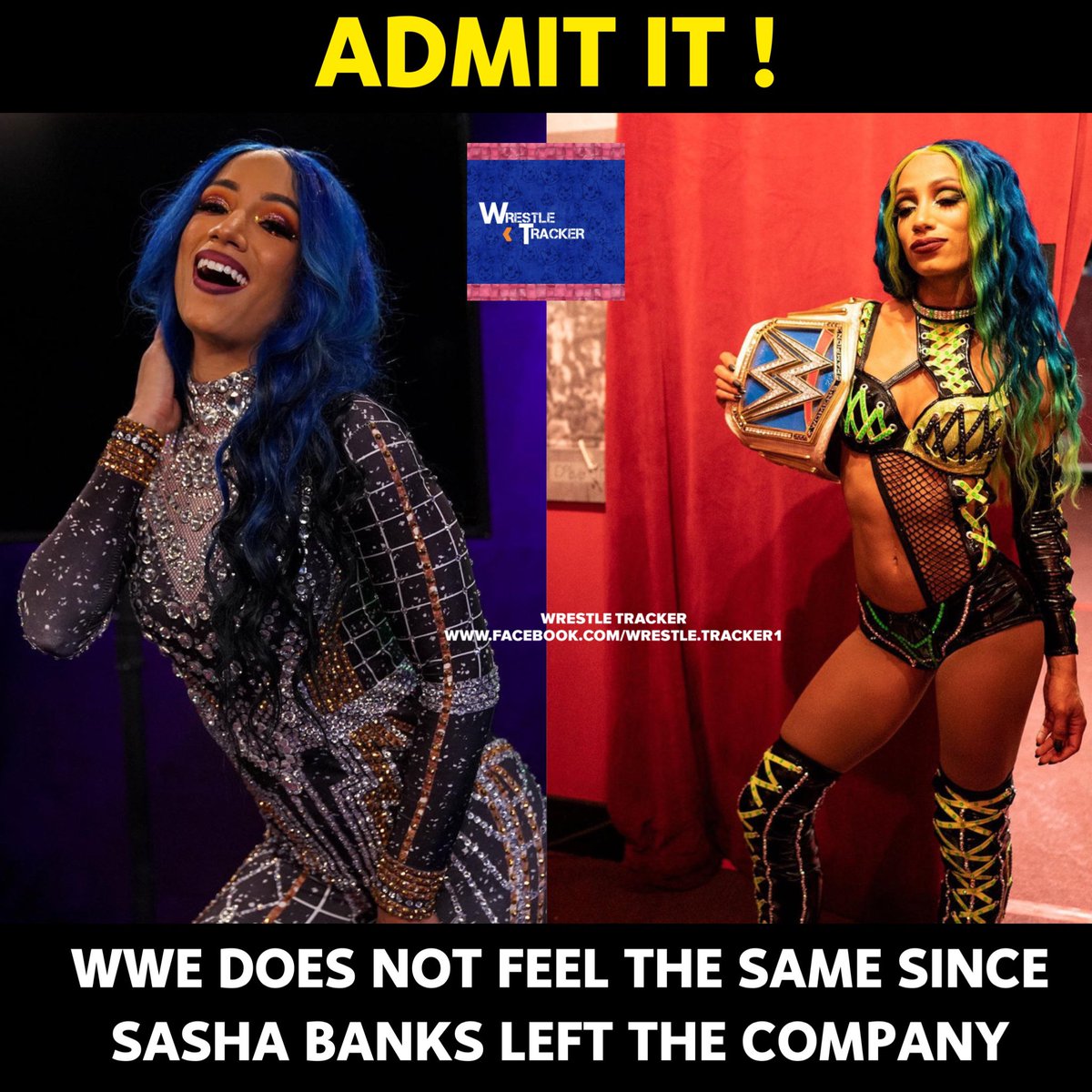 Women’s division hasn’t been the same since Sasha Banks left 🥺

#WWE #SashaBanks