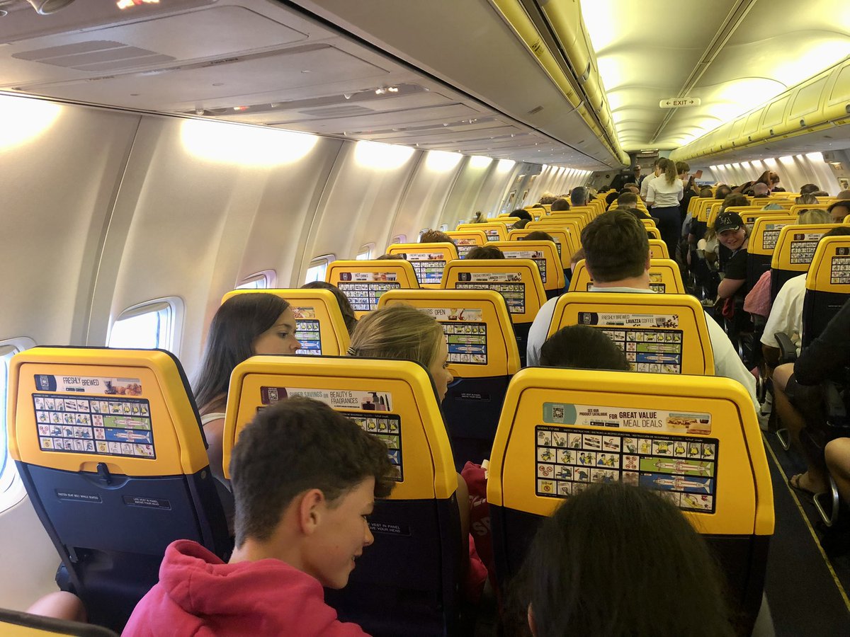 Finally boarded 😅✈️🇪🇸🔜🇬🇧 #FulneckSport #SportsTour23