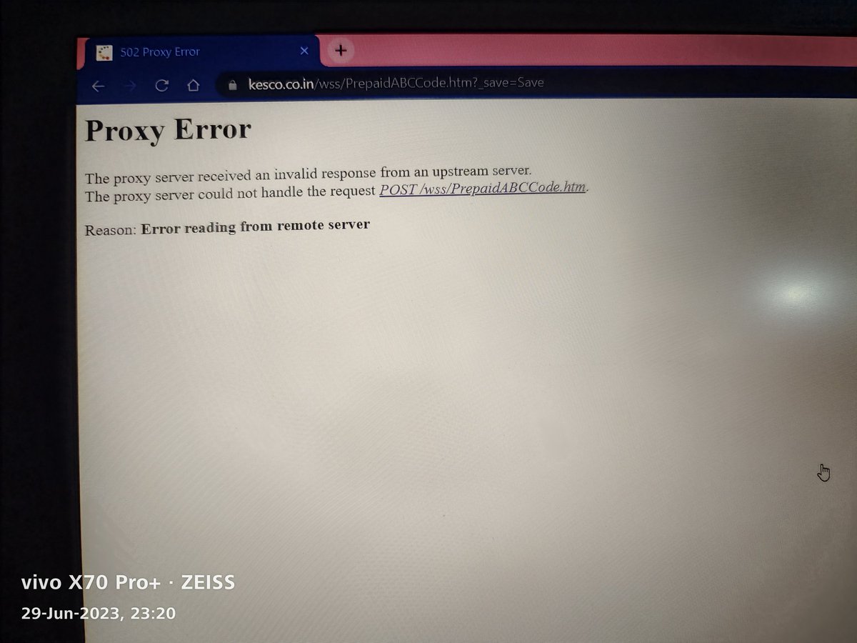 mainhuprateek's tweet photo. @KESCoHQ The website is not working as I have to generate token number of Prepaid Meter. Trying since morning. Kindly check. https://t.co/Y49TvqKyFp
