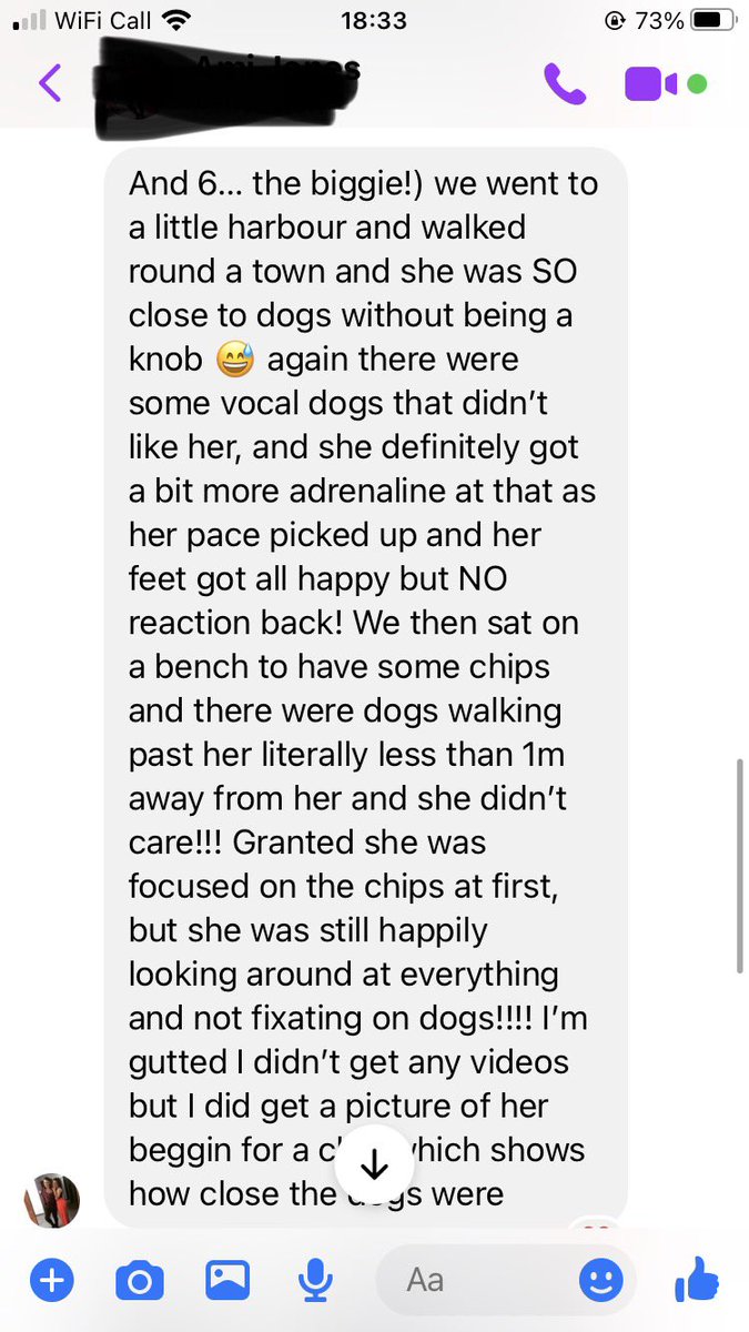 EmilyBr01786028's tweet image. What a win for Luna&apos;s guardians! #reactivedogs #rewardbaseddogtraining #forcefreetraining #dogreactivity