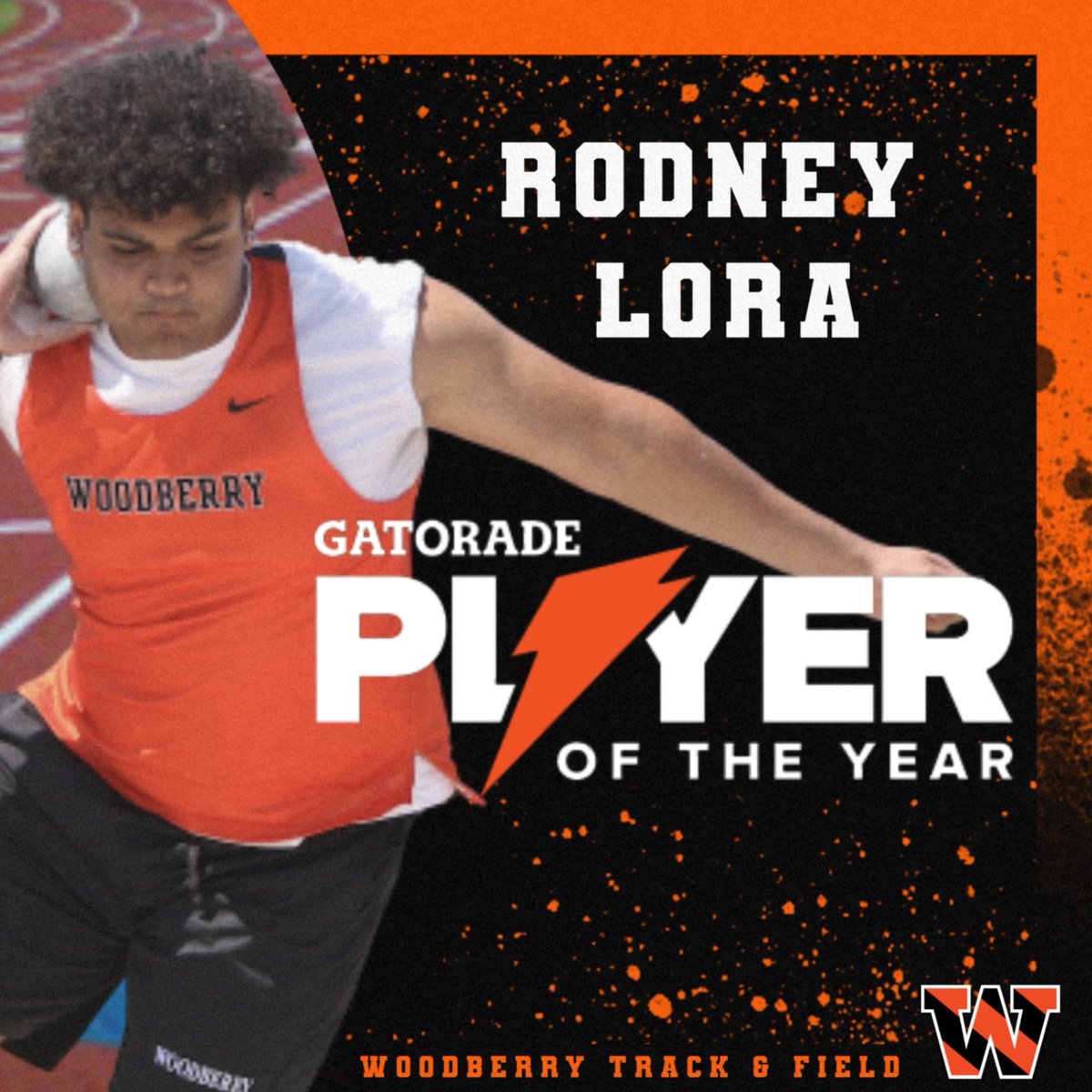 Congratulations to Rodney Lora '23 who was named the 2023 Virginia Boys Track and Field Gatorade Player of the Year! Rodney was the 2023 Indoor and Outdoor State Champ in the shot put (66'-1" outdoor). Rodney is a 5x State Champion and 8x All-State thrower. #GatoradePOY