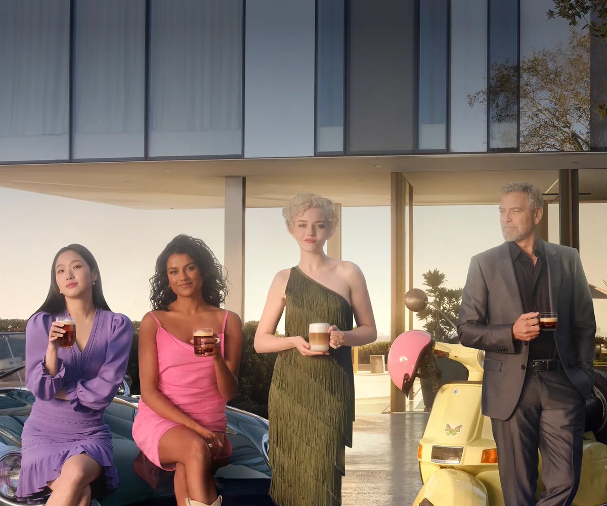 Nespresso Vertuo thumbnail with Kim Goeun, Simone Ashley, Julia Garner and George Clooney.

#KIMGOEUN #김고은 #Nespresso #네스프레소