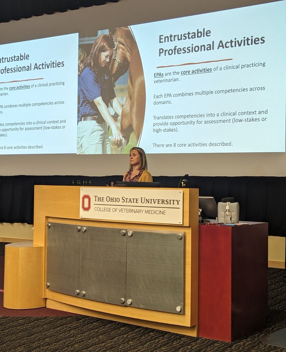 CBVE (@cbveted) on Twitter photo Starting off day two of our <a href="/aavmc/">AAVMC</a> #CBVE Workshop are <a href="/Read_EK/">Emma Read</a> <a href="/OSUVetCollege/">OhioStateVetCollege</a>, Erin Burton <a href="/umncvm/">UMN College Veterinary Medicine</a>, and <a href="/banse_heidi/">Heidi Banse</a> <a href="/LSUVetMed/">LSU Veterinary Med</a> discussing use of EPAs to enhance feedback on the clinic floor. Starting off day two of our <a href="/aavmc/">AAVMC</a> #CBVE Workshop are <a href="/Read_EK/">Emma Read</a> <a href="/OSUVetCollege/">OhioStateVetCollege</a>, Erin Burton <a href="/umncvm/">UMN College Veterinary Medicine</a>, and <a href="/banse_heidi/">Heidi Banse</a> <a href="/LSUVetMed/">LSU Veterinary Med</a> discussing use of EPAs to enhance feedback on the clinic floor.