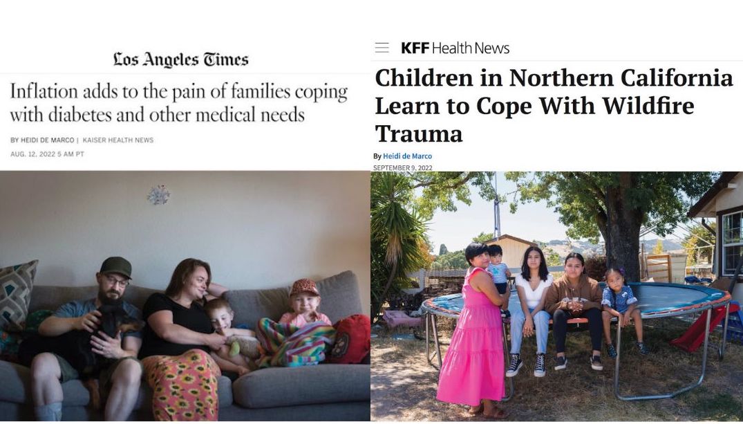 Heidi de Marco (@heididemarco) on Twitter photo So proud 2 of my <a href="/kffhealthnews/">KFF Health News</a> stories won at the <a href="/lapressclub/">LA Press Club</a> #SoCalJournalismAwards this weekend. My multimedia piece on kids coping with wildfire trauma won 2nd in Soft News Features and my story on medically vulnerable families dealing with inflation won 3rd in General News. So proud 2 of my <a href="/kffhealthnews/">KFF Health News</a> stories won at the <a href="/lapressclub/">LA Press Club</a> #SoCalJournalismAwards this weekend. My multimedia piece on kids coping with wildfire trauma won 2nd in Soft News Features and my story on medically vulnerable families dealing with inflation won 3rd in General News.