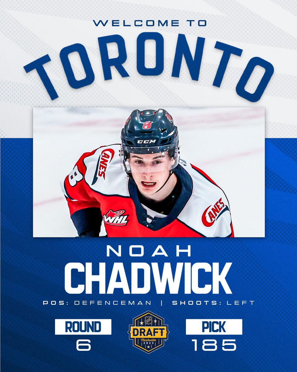 Noah Chadwick is Toronto Bound 📍