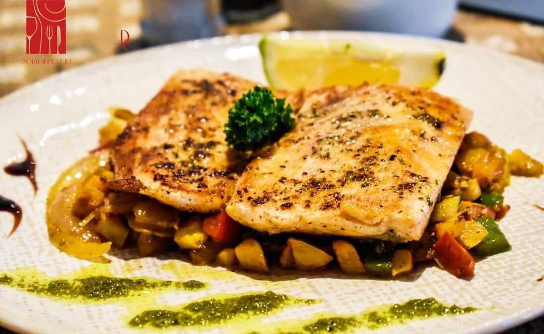 | Time for dinner |
You can never go wrong with a grilled salmon meal🤤

What are you having for supper 🤔and would you like to try our Grilled salmon meal 🥘 🫣

-150g Salmon grilled, drizzled with pesto served on a bed of our special vegetables-

#ModernItalianEatery