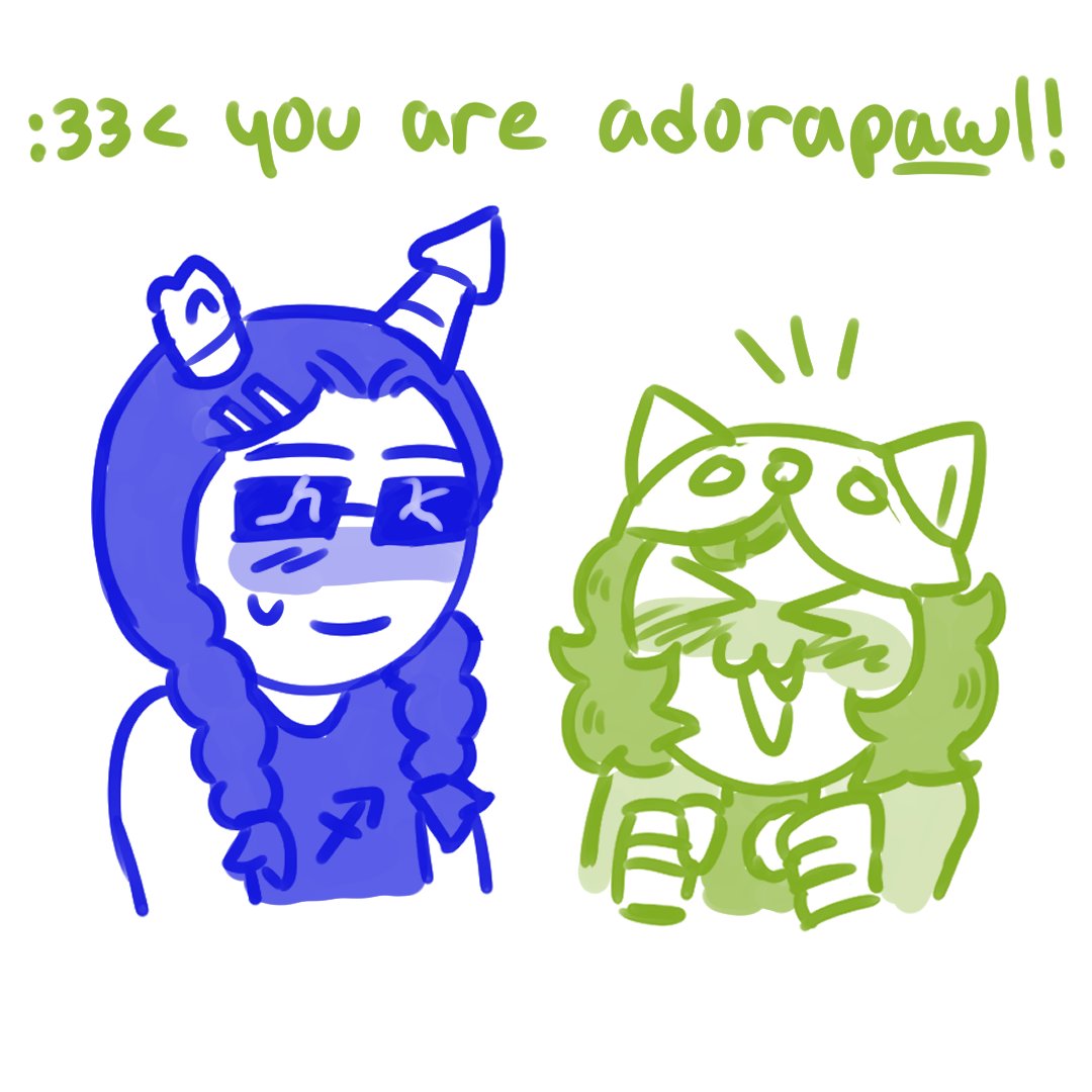 clownsharks's tweet image. (context for the first pic; equius is sitting on the floor, nep isn&apos;t a giant TAT)

hope this is sufficient ^^ !! (STILL DOING REQUESTS, GO REPLY IF YOU HAVE ANY!!!) #equiuszahhak #nepetaleijon #meowrails #homestuck #HOM3STUCK