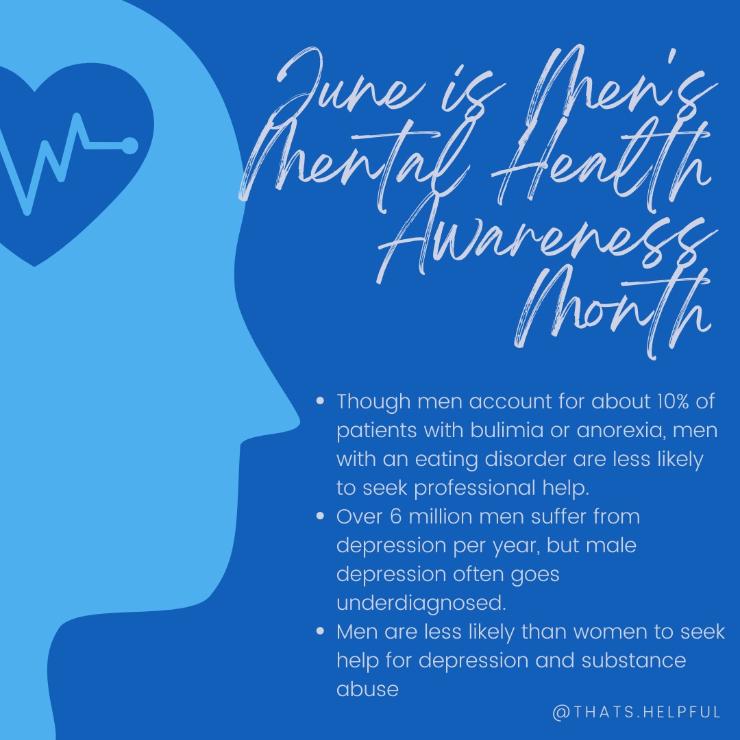 Men's Mental health Awareness Month Facts

#thatshelpful #sapphiretherapy #sapphiretx #houston #texas #houstontx #therapy #mentalhealth #mensmentalhealth #mensmentalhealthawareness #mensmentalhealthawarenssmonth