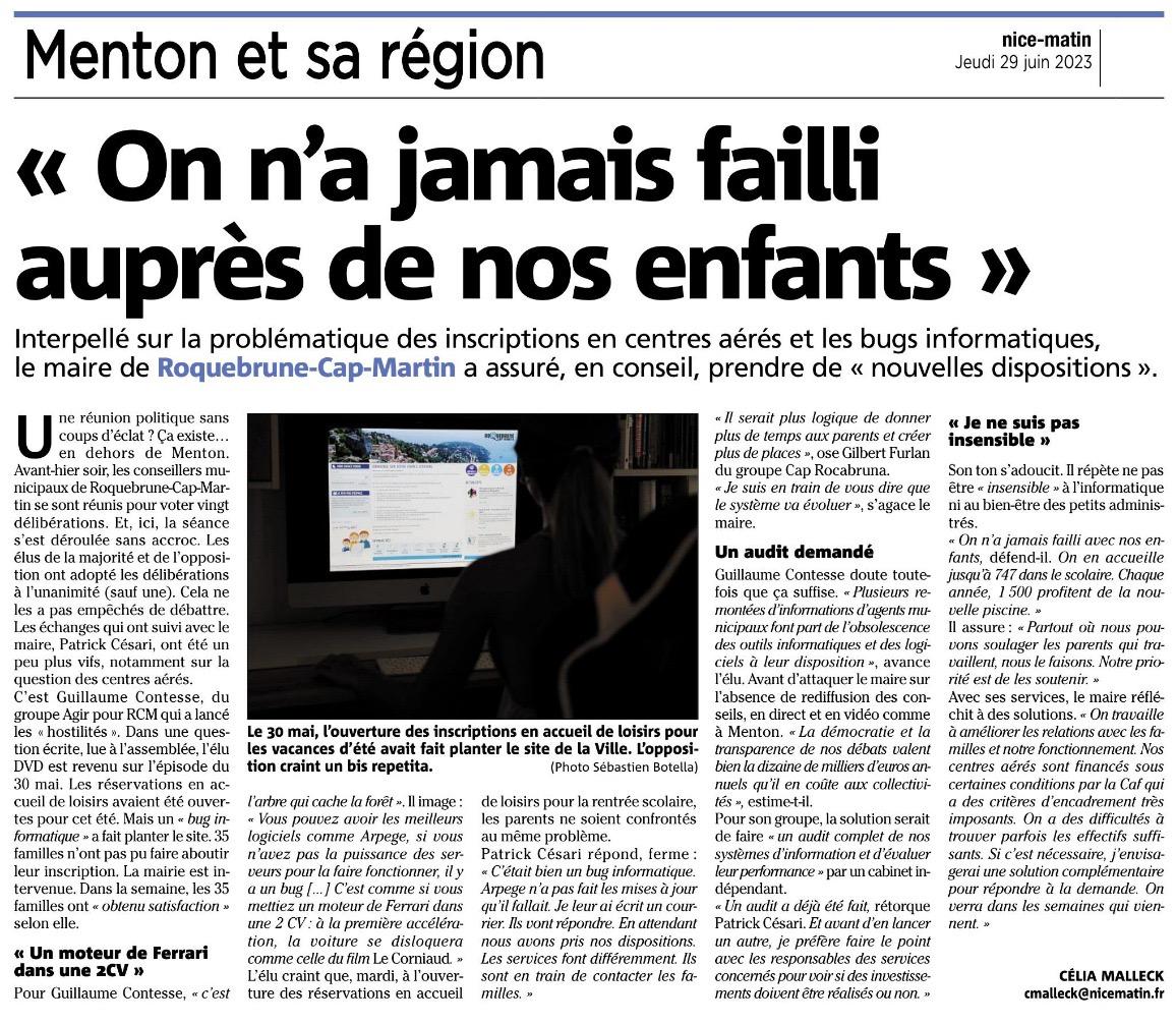 🇫🇷 Merci à Guillaume Contesse notre délégué de la 4eme circonscription des Alpes Maritimes d'être présent pour défendre l'intérêt publique.
 #roquebrunecapmartin #Nice #Cannes