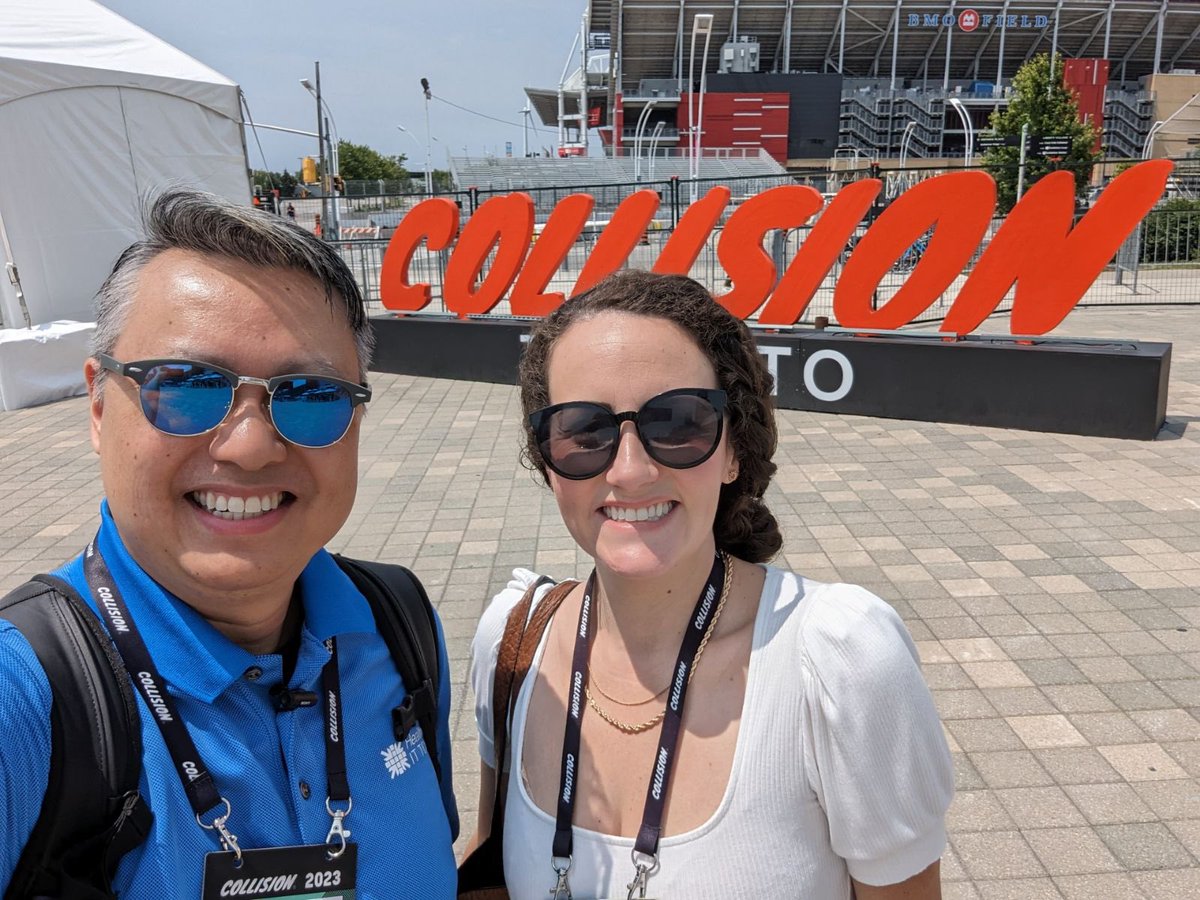 Touring around #Collision2023 with <a href="/Colin_Hung/">Colin Hung</a> #HITMC