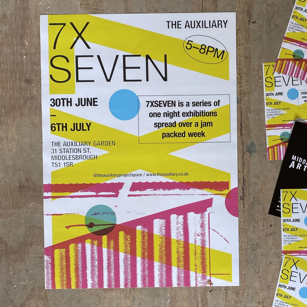 📢 TOMORROW : 7XSEVEN @ The Auxiliary
Tomorrow marks the first of seven art shows happening over seven days here at The Auxiliary between 30 June - 6 July.

Each artist has been nominated to exhibit by local organisations.