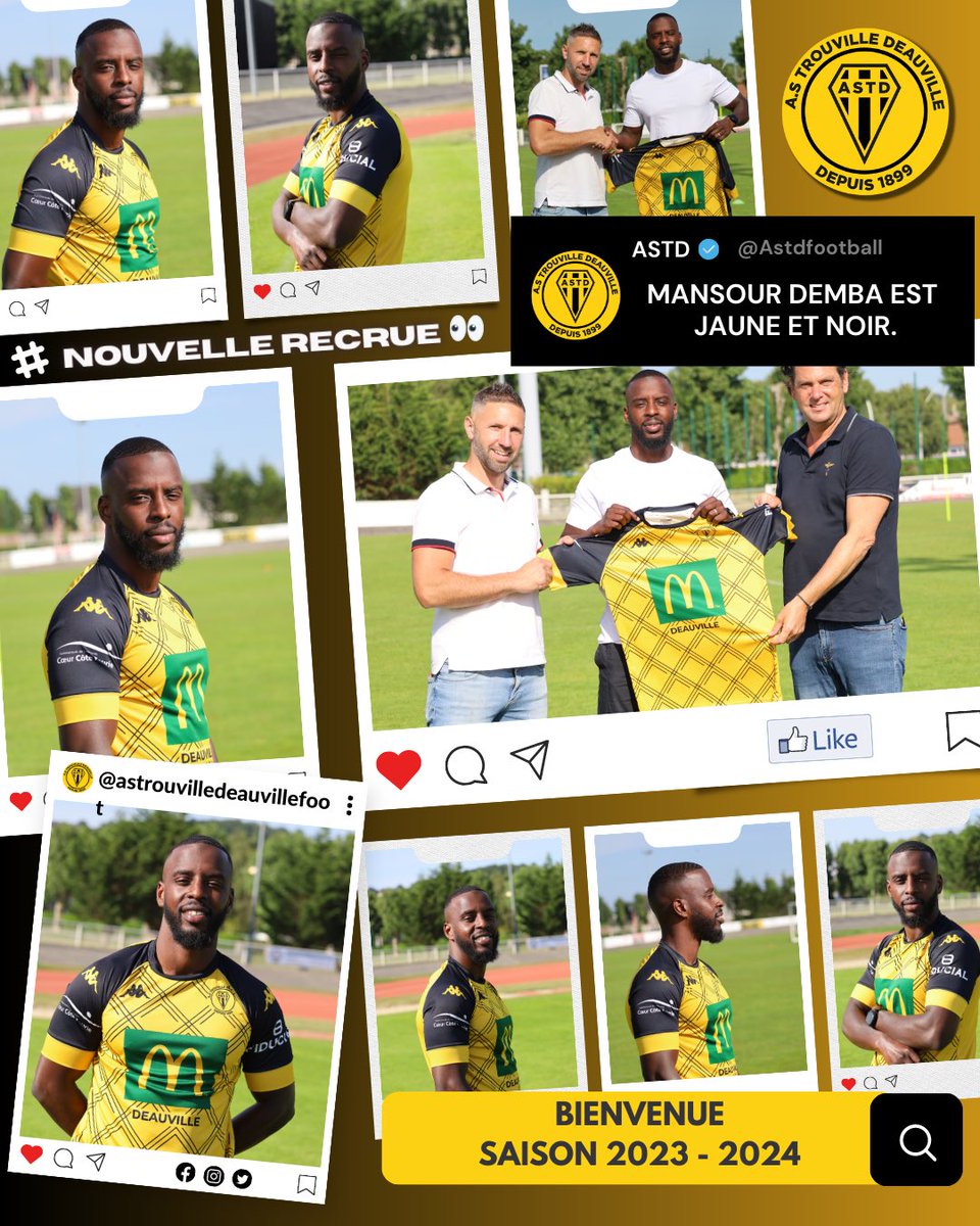 📋 | 𝗠𝗔𝗡𝗦𝗢𝗨𝗥 𝗗𝗘𝗠𝗕𝗔, 3️⃣0️⃣ ans, arrière droit, joueur de 𝗡𝟯 à 𝗹'𝗘𝗦𝗠 𝗚𝗢𝗡𝗙𝗥𝗘𝗩𝗜𝗟𝗟𝗘 est la nouvelle recrue de l'effectif d´𝗔𝗟𝗘𝗫𝗜𝗦 𝗕𝗘𝗥𝗧𝗜𝗡.

🤝 | 𝗕𝗜𝗘𝗡𝗩𝗘𝗡𝗨𝗘 𝗠𝗔𝗡𝗦𝗢𝗨𝗥 ! 

#teamASTD #trouville #deauville #Mercato