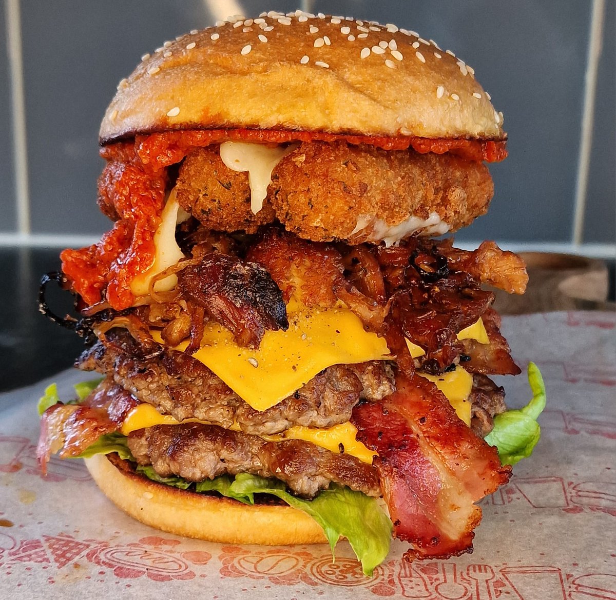 Double Bacon Burger by Alex