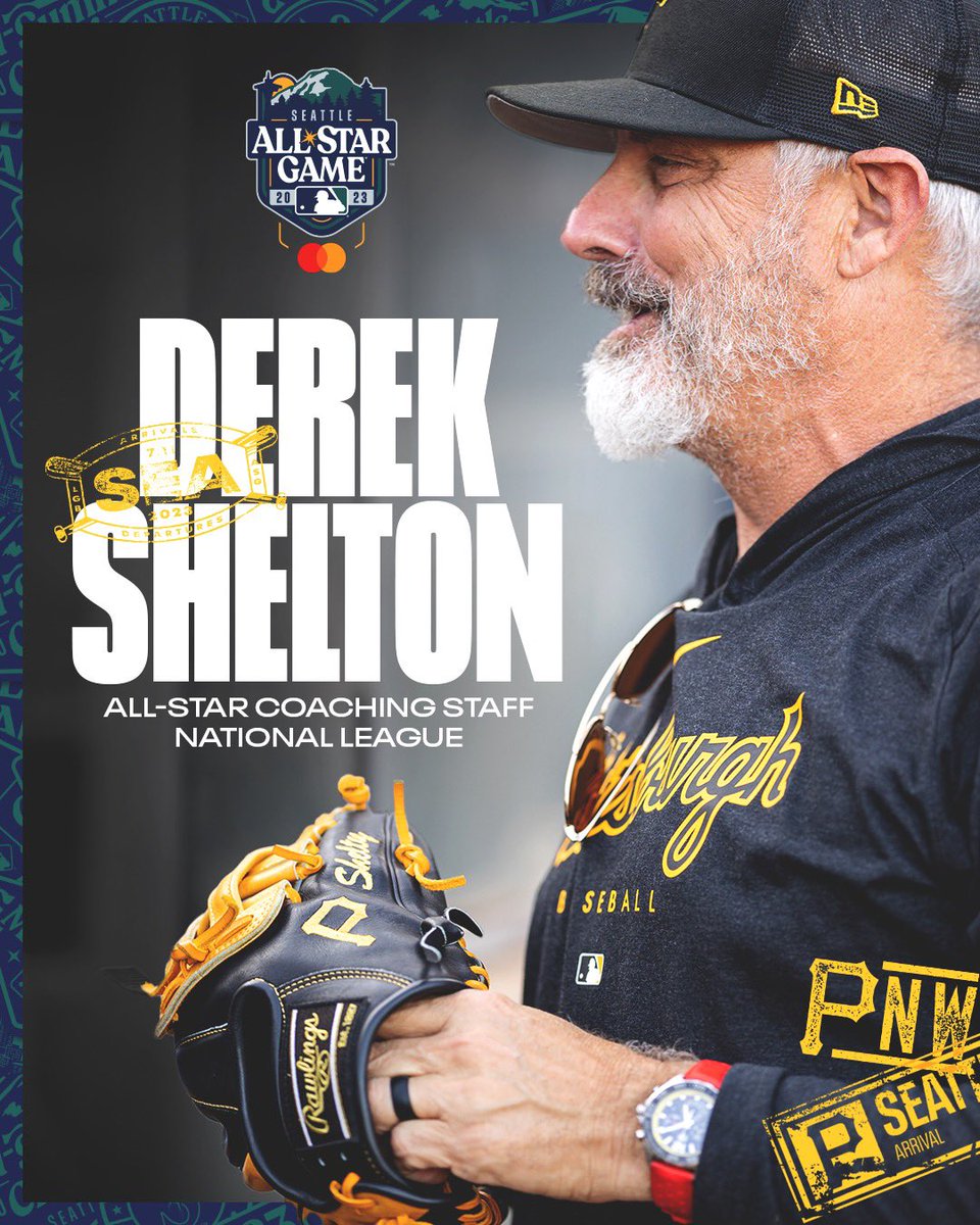 Congrats to Derek Shelton on being named to the All-Star Game Coaching Staff for the National League!