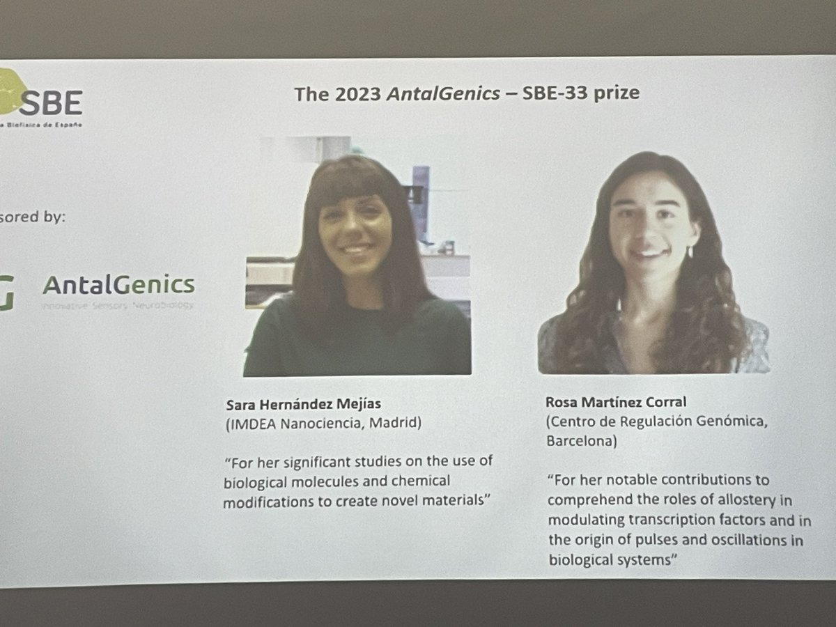 <a href="/ma_mompean/">Miguel Mompeán</a> <a href="/rfleiro/">Rafa F Leiro</a> Last but not least… <a href="/AntalGenics/">AntalGenics</a> sub33 prize to <a href="/rmartinezcorral/">Rosa Martínez Corral</a> &amp; <a href="/sarahmejias3/">Sara H Mejias</a>!!! Way to go!!!