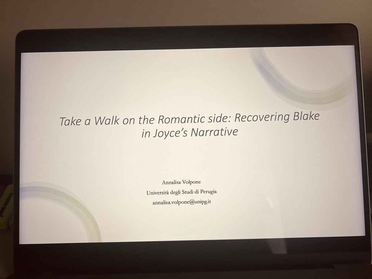 _Idoru_'s tweet image. Tomorrow at the James Joyce Summer School in Trieste, I’ll speak about Blake in Joyce. The circling of the square. #blake #joyce