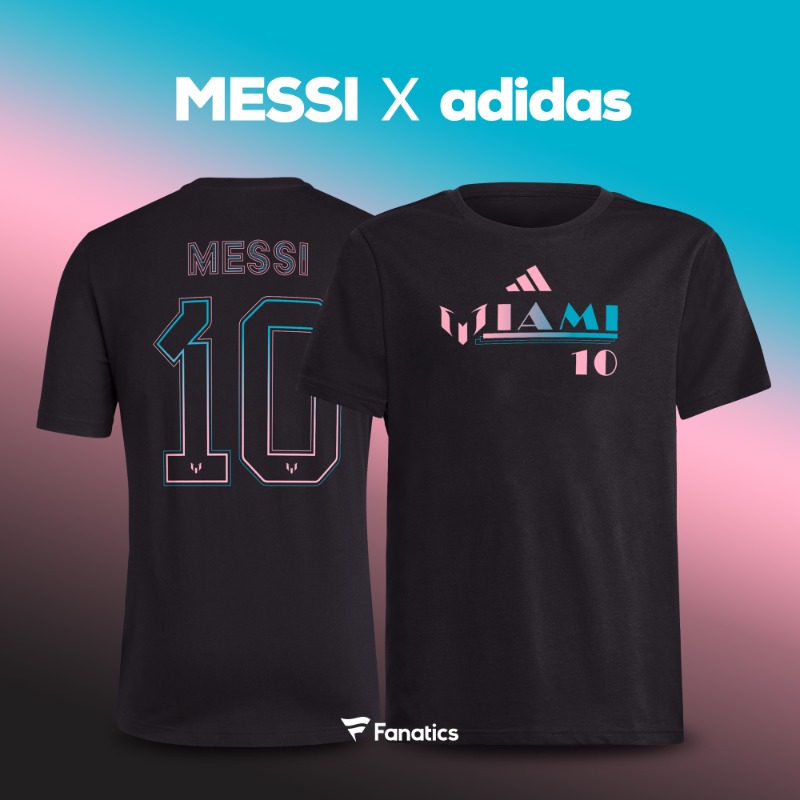 Fanatics's tweet photo. Get your Messi gear! The Messi x Adidas collection just launched.
