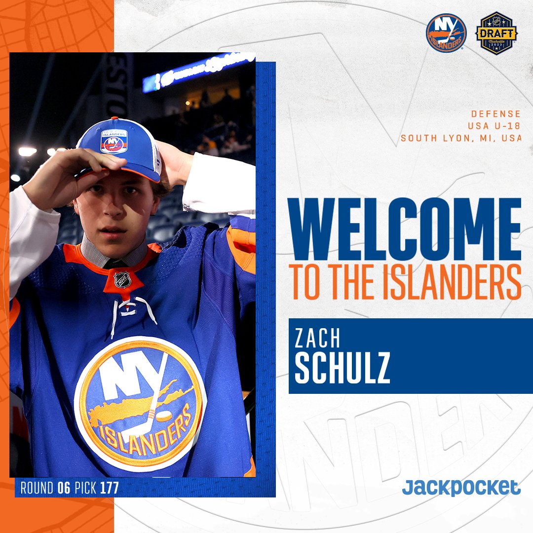 With the 177th pick, the #Isles select Zach Schulz!