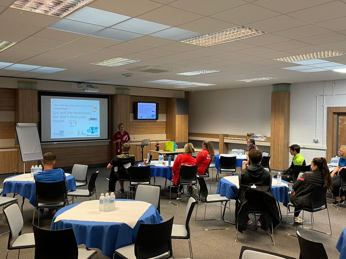 HUBBFoundation_'s tweet photo. 🦷 Great workshop today by @KeepSoTsmiling preparing our HAF providers to deliver activities promoting dental health. Big thank you to Karen Juggins from Keep Stoke Smiling for the brilliant delivery! 
@PVFCFoundation @BeeActiveStaffs @ASMSportsuk @ymcans @EngageCIC 
#HAF2023 https://t.co/ip2UDD4FSQ