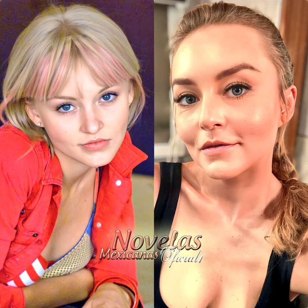 2004 x Atualmente 
Vick.. Angelique Boyer 
#Rebelde014
#RebeldeNoSBT