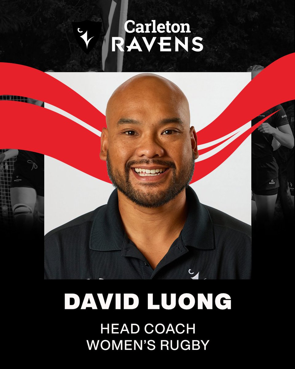 CURavens's tweet photo. The Carleton Ravens are proud to announce David Luong as Head Coach of women's rugby.  

Full release: https://t.co/oW2cYeCLxa

#IAmARaven https://t.co/cfPu87v2uF