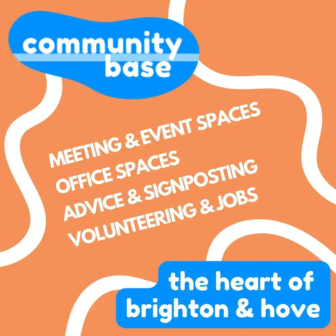 CommunityBase's tweet photo. Community Base is a charity providing a home for community and voluntary groups in Brighton and Hove and services to the local community. Find it all on our website here: https://t.co/kQzQkK1SzW
#Brighton #BrightonandHove #CommunityBase #ThisIsBrighton https://t.co/a9smVIqDFz
