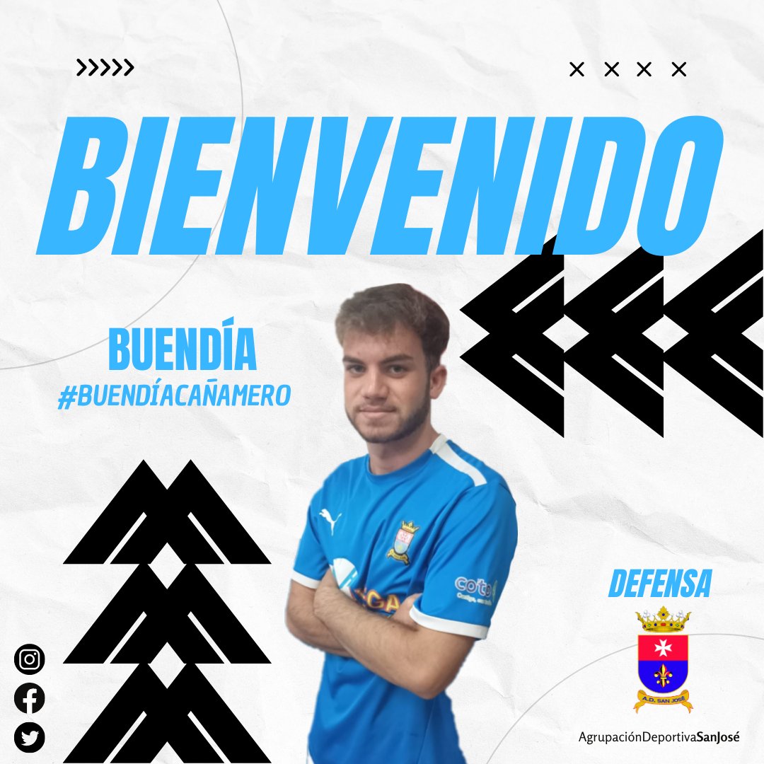 ADSJoseOficial's tweet photo. ✍🏻 Buendía, nuevo refuerzo cañamero 💥

➡️ El defensa, aún en etapa juvenil, se une al proyecto azulino tras una gran temporada en el @CDMairena1922 🙌🏻🔝

#BuendíaCañamero
#NosVanAVerVolver💙 https://t.co/PyczswSPKA