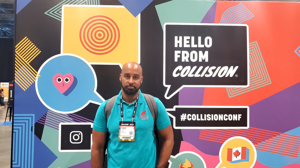 #Collision2023 is the most mind blowing space right now. So many amazing minds and thought provoking ideas in one space.