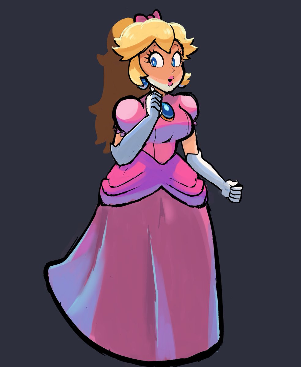 Peach game doodle #supermario