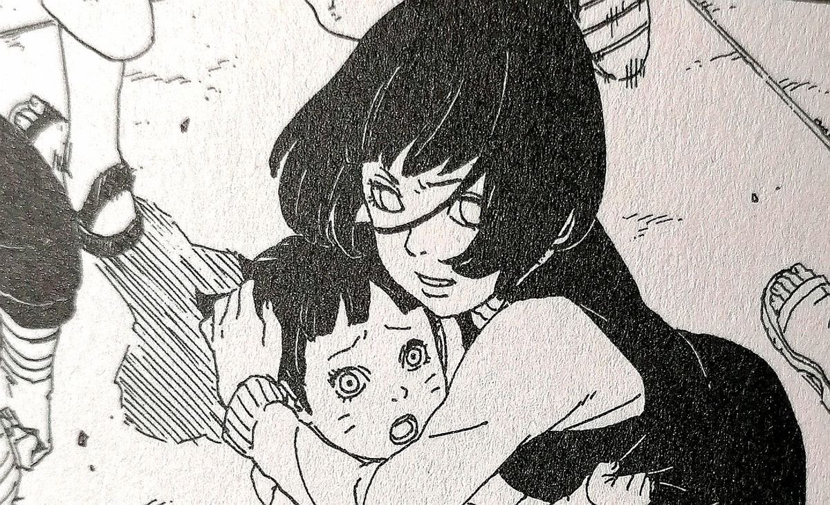 hinaluvr's tweet photo. The fact that in the manga she stayed to protect her https://t.co/zcqnQnhEHU