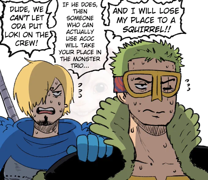 Zoro and Sanji's place in the monster trio is in danger 