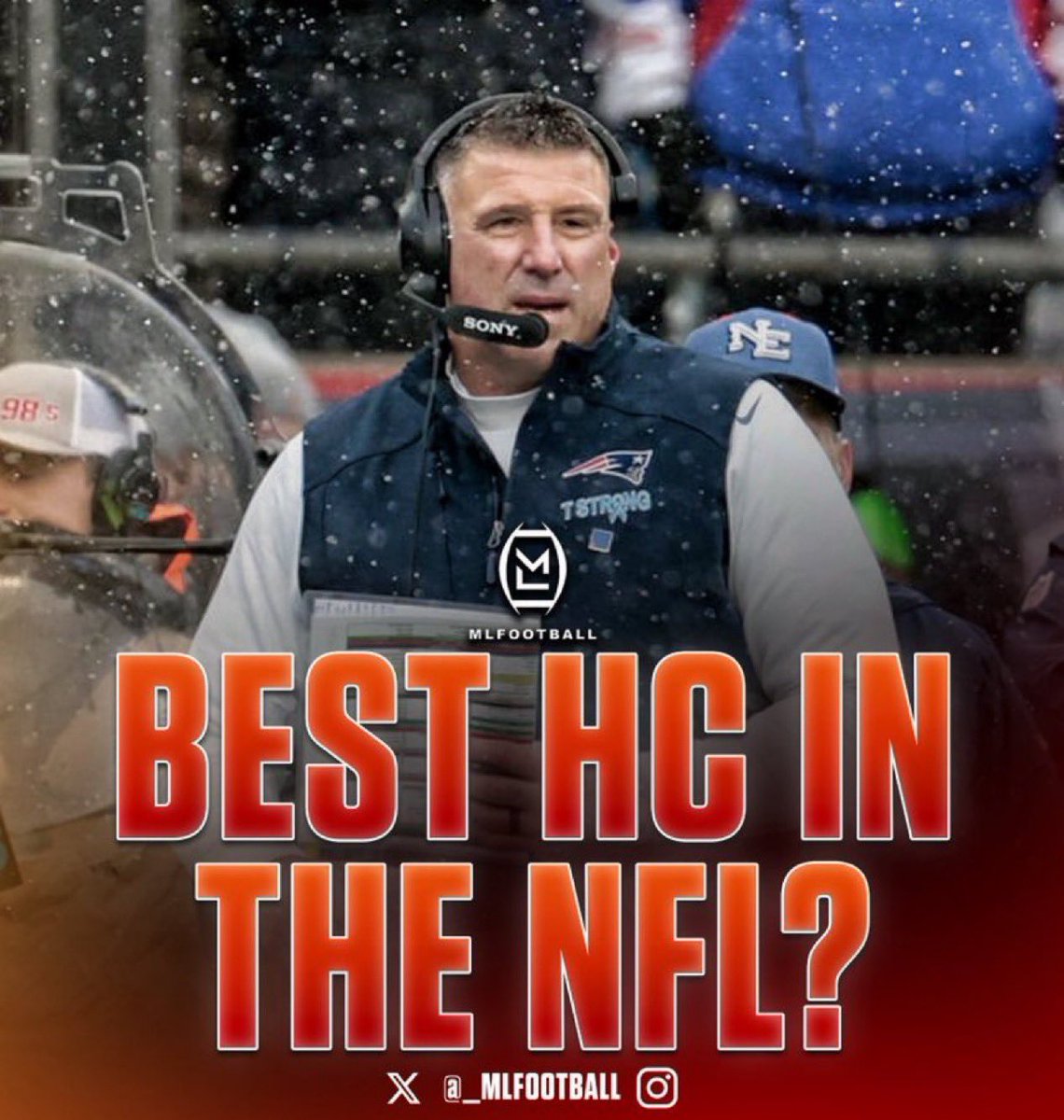 TRUE OR FALSE: NEW ENGLAND #PATRIOTS HC MIKE VRABEL IS THE BEST HEAD COACH IN THE #NFL RIGHT NOW…?