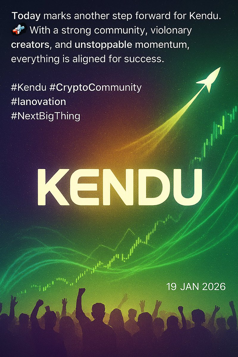 KENDU

<a href="/KenduInu/">Kendu</a> Today marks another step forward for Kendu. 🚀

✨With a strong community, visionary creators, and unstoppable momentum, everything is aligned for success. 

TG: t.me/kendu
WEB: kendu.io

#Kendu #CryptoCommunity #Innovation