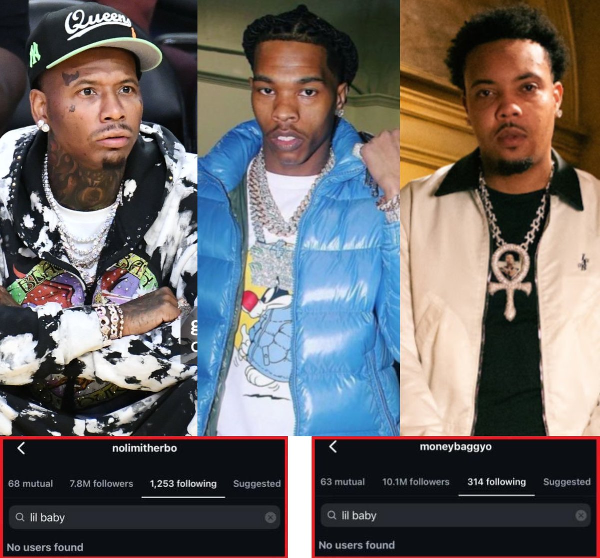 mymixtapez's tweet image. Both Moneybagg Yo and G Herbo have allegedly unfollowed Lil Baby following rumors that he slept with Ari Fletcher!! 👀