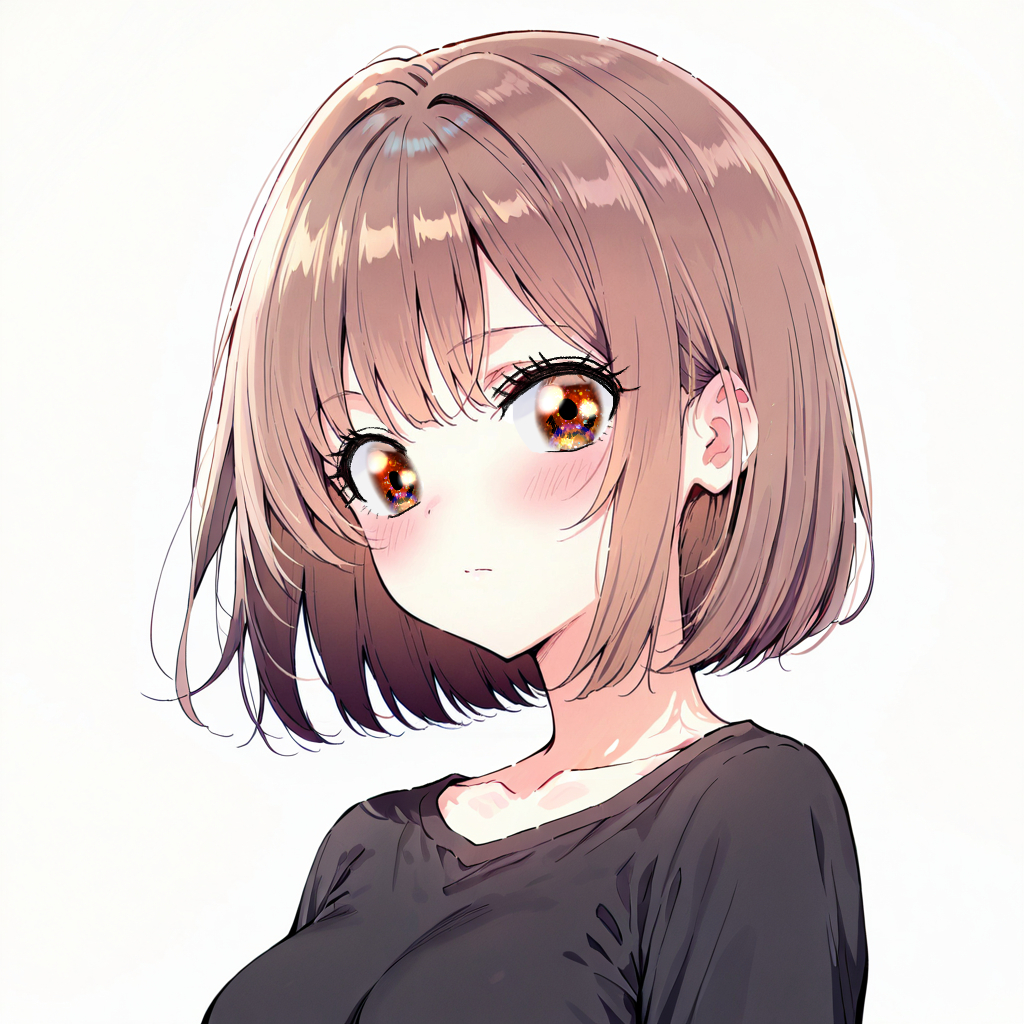 クリスタで『透明感のある瞳の描き方』なるTipsがあったので、それに沿って描いてみました。(1枚目)
(描いたのは目だけです。他はAIです。もちろん)
瞳はいい感じに描けたかなと思いますが、目の周り(線やまつげ)がちょっと……。AIの線と違うから浮いて見える。 