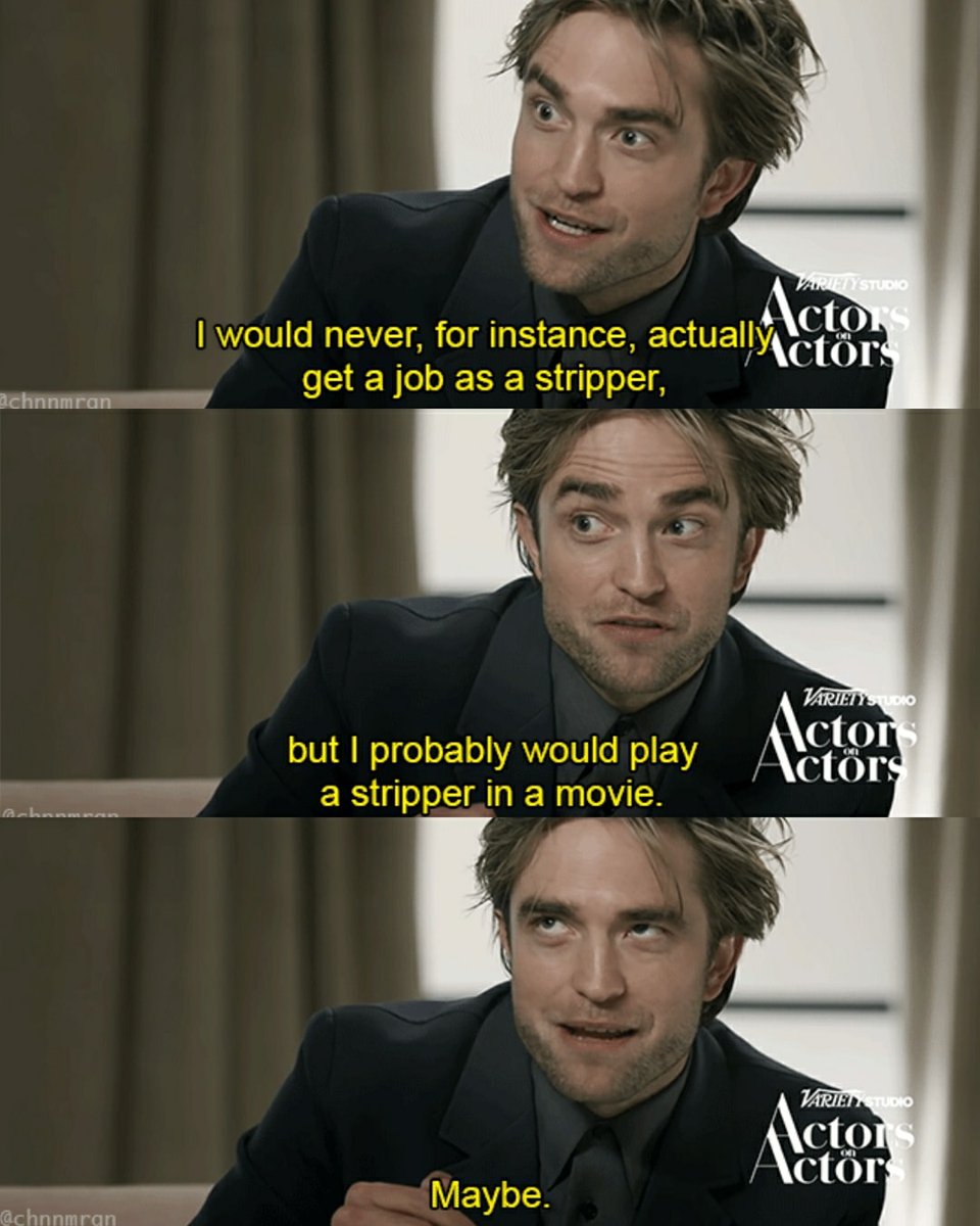 pattinsonactor's tweet image. i’m so serious i need this movie like now