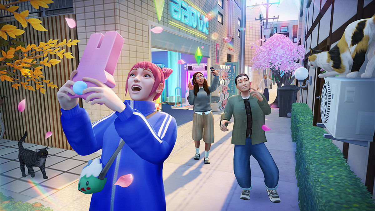 TheSimsFreePlay's tweet image. Master the arcade, sip catpuccinos with kawaii kittens, and rest at soothing hot springs🌆🕹️🐈♨️

The third and final update in the Gap Year Series, Streets in Bloom, arrives in just 2 days 🌸

Take a peek at what’s coming by reading the update blog here: bit.ly/4a0Am8t