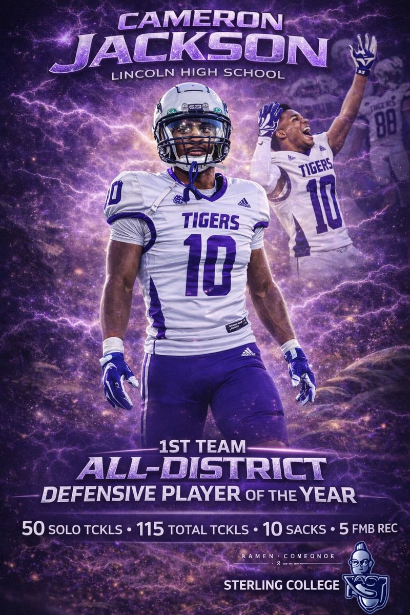 CameronjLHS's tweet photo. After amazing conversation with coach butts, I’m honored and blessed to receive an offer from sterling college.Go knights! @nbuttscoach @SCWarriorFB https://t.co/FKEsmWxoOk