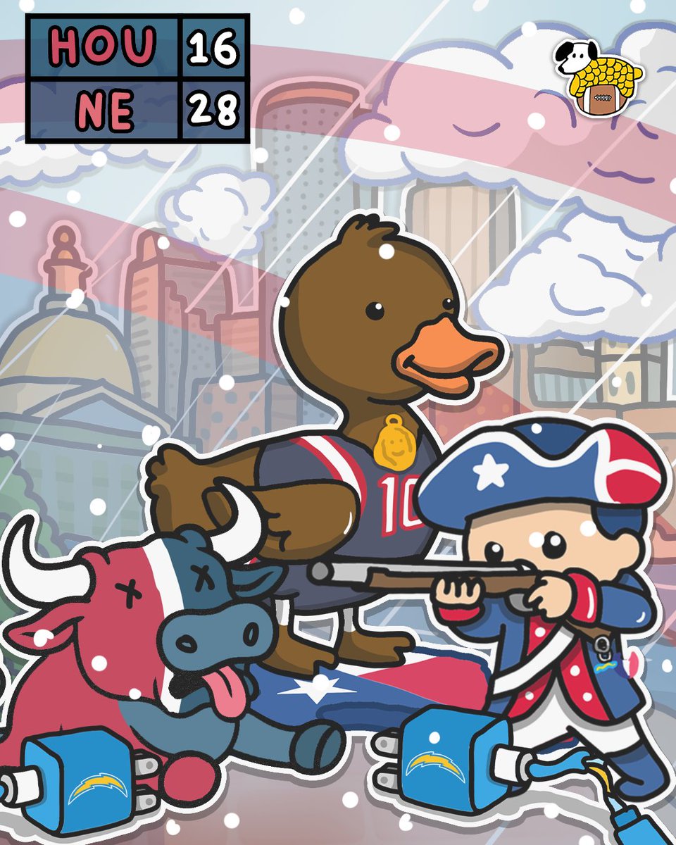 CornDoggyLOL's tweet image. The New England Patriots Defeat The Texans And Advance To The AFC Championship Game!