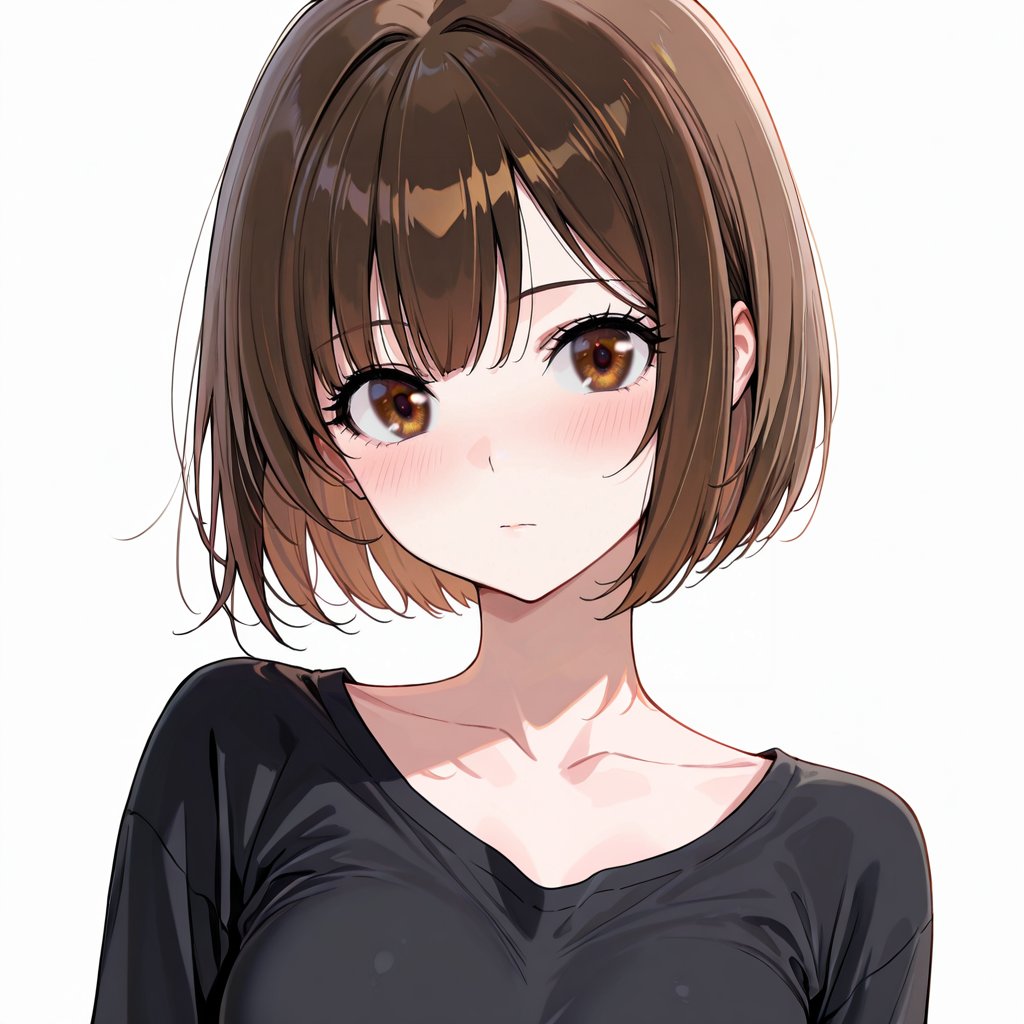 クリスタで『透明感のある瞳の描き方』なるTipsがあったので、それに沿って描いてみました。(1枚目)
(描いたのは目だけです。他はAIです。もちろん)
瞳はいい感じに描けたかなと思いますが、目の周り(線やまつげ)がちょっと……。AIの線と違うから浮いて見える。 