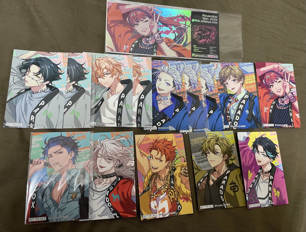 交換、譲】Paradox Live パラライ DOPE BOX ドプポ 特典 チケット 譲